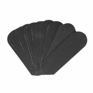 Stainless Steel Pedicure File Abrasive Paper Refill (Black 80 grit) 500 Pack