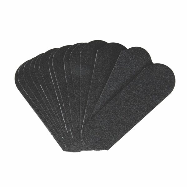 Stainless Steel Pedicure File Abrasive Paper Refill (Black 80 grit) 500 Pack
