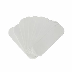 Stainless Steel Pedicure File Abrasive Paper Refill (White 180 grit) 500 Pack