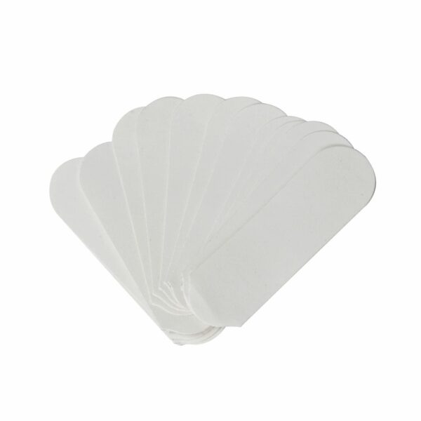 Stainless Steel Pedicure File Abrasive Paper Refill (White 180 grit) 500 Pack