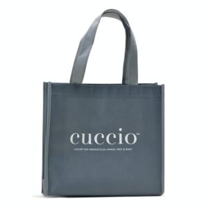CUCCIO Logo Gray Tote Bag - Small