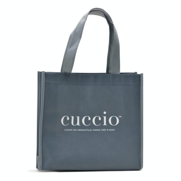 CUCCIO Logo Gray Tote Bag - Small
