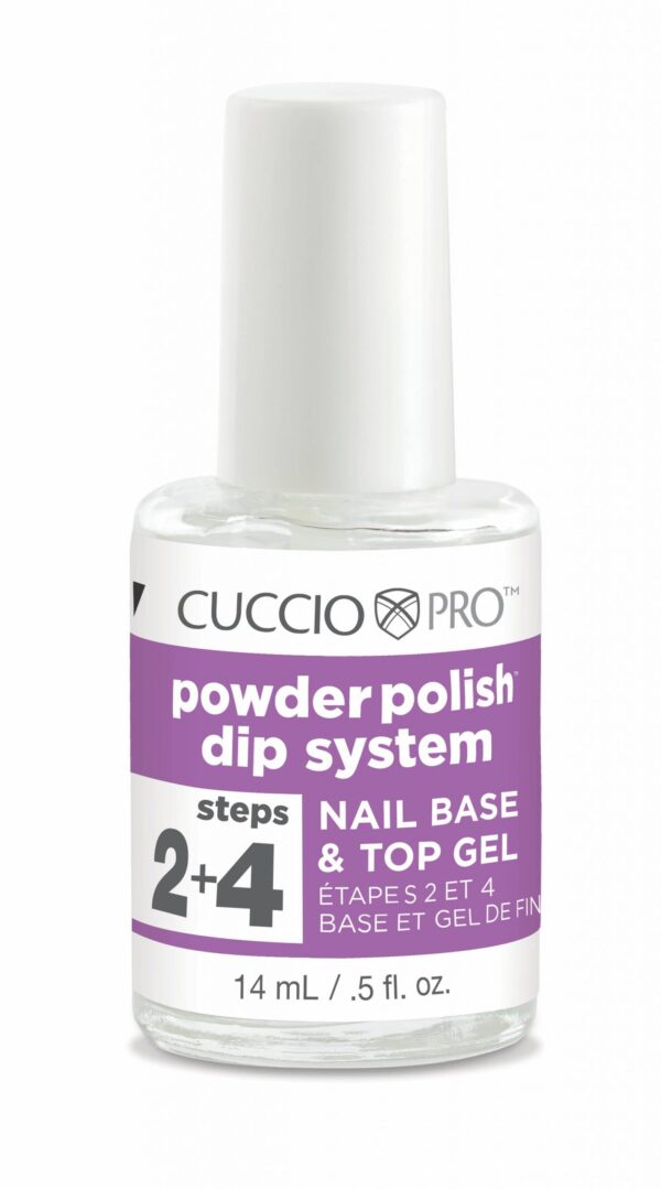 STEP 2 & 4. GEL BASE & TOPCOAT Dip System